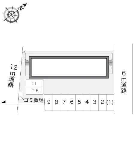 ★手数料０円★印旛郡栄町安食１丁目　月極駐車場（LP）